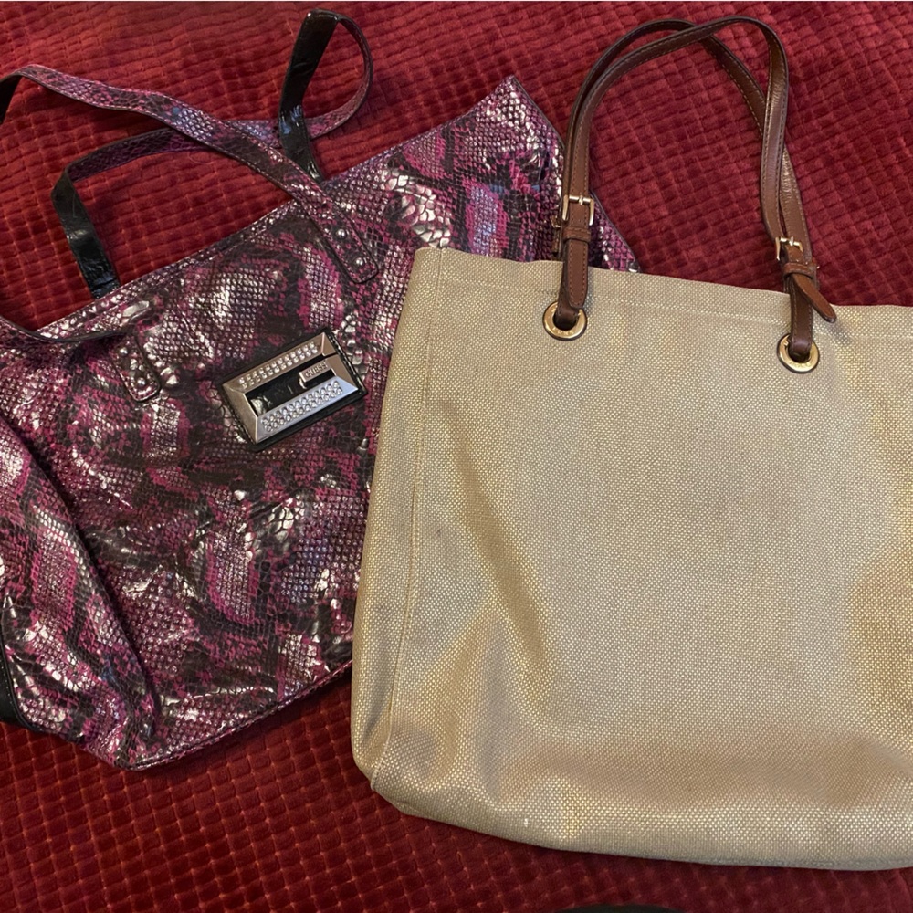 Michael Kors & Guess Purses. Lot of 2.